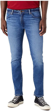 Wrangler Larston Męskie Spodnie Jeansowe Cowboy Hero W18SU823O 112320037